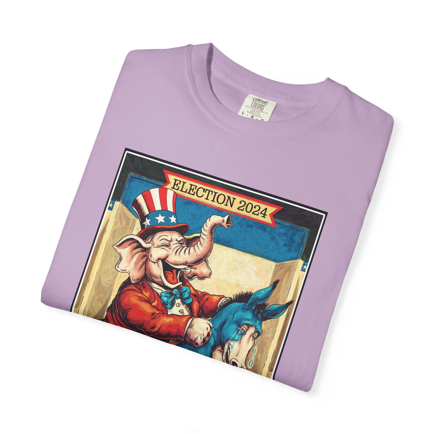 "MAGA Spanked the Donkeys 2024", Unisex T-shirt (Light Colors)