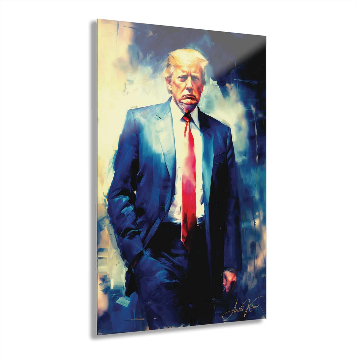 Copy of "Trump Portrait" #06, Acrylic Wall Prints (French Cleat Hanging)
