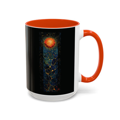 "The Living Light (John 8:12)", Colorful Mugs (11oz, 15oz)
