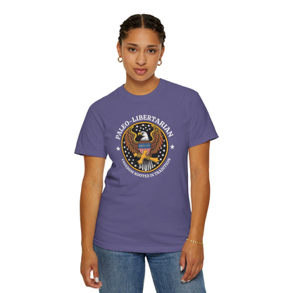 "Paleo-Libertarian" #01, Unisex T-shirt (Dark Colors)