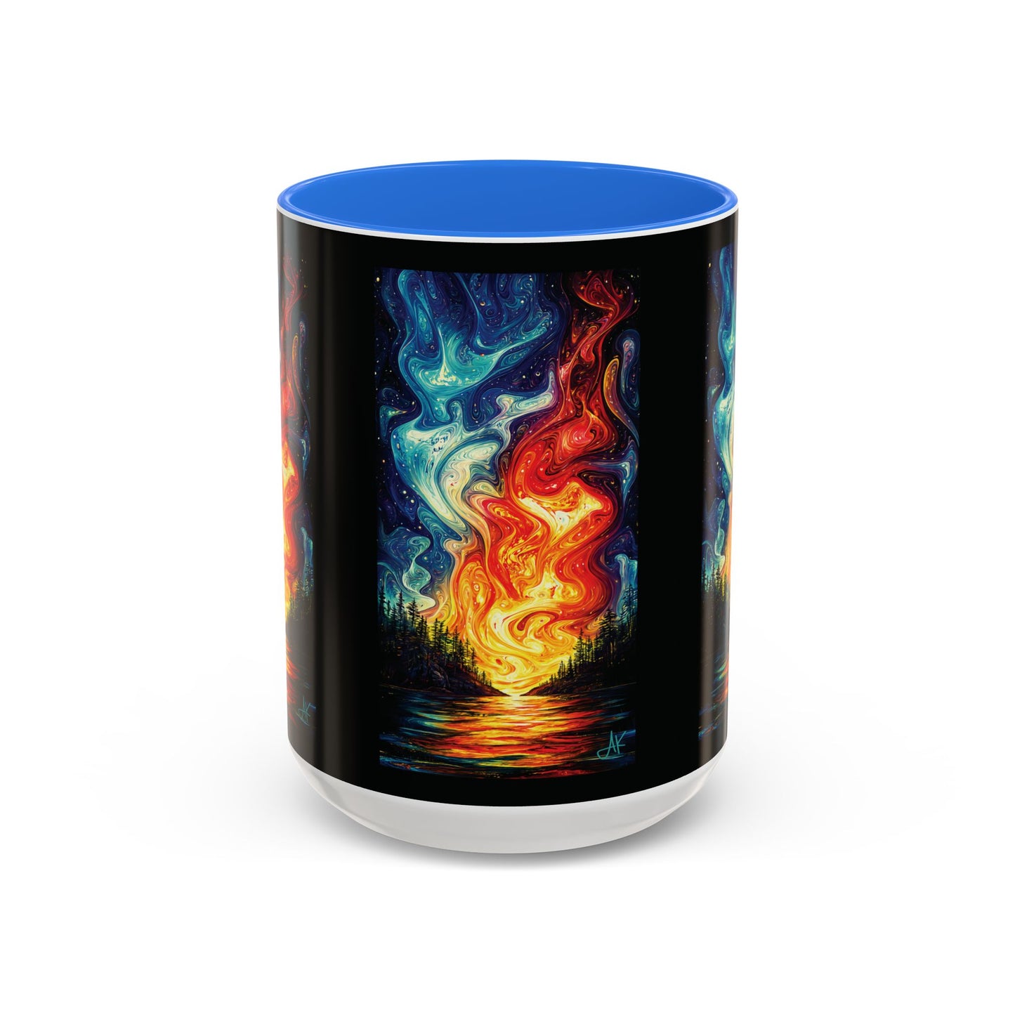 "Naomh Solus (Gaelic) - Sacred Light (English)", Colorful Mugs (11oz, 15oz)