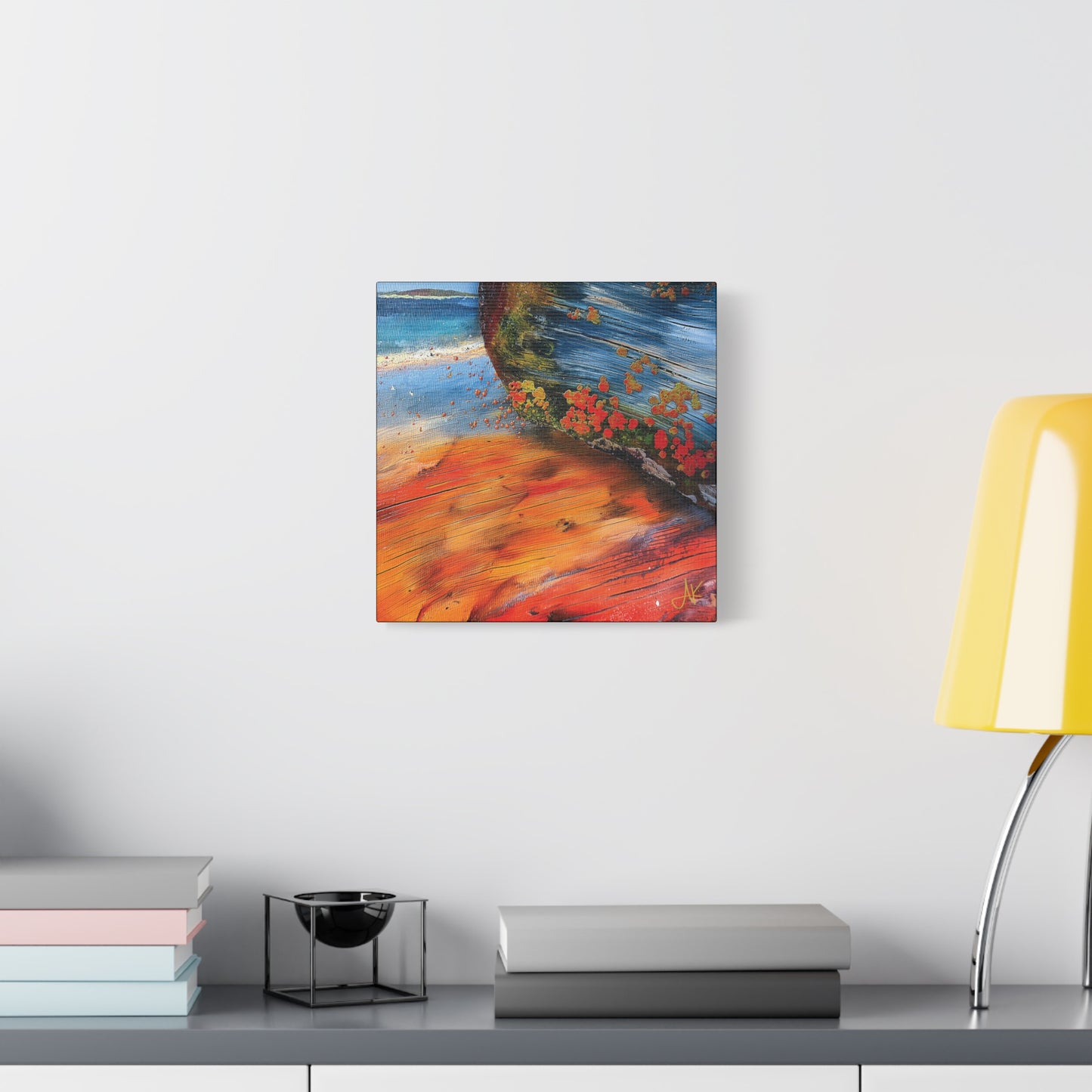 "Landfall Ember – Memories of Ancestral Strakes", Fine Art Matte Canvas, Stretched, 1.25"
