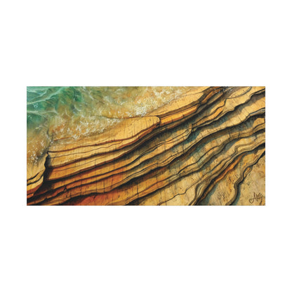 "Tales Spoken by Land & Sea", Fine Art Matte Canvas, Stretched, 1.25"