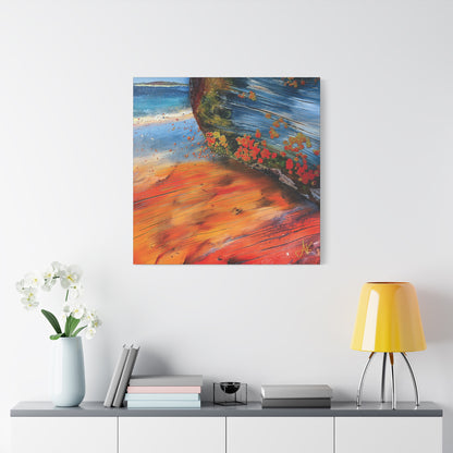 "Landfall Ember – Memories of Ancestral Strakes", Fine Art Matte Canvas, Stretched, 1.25"