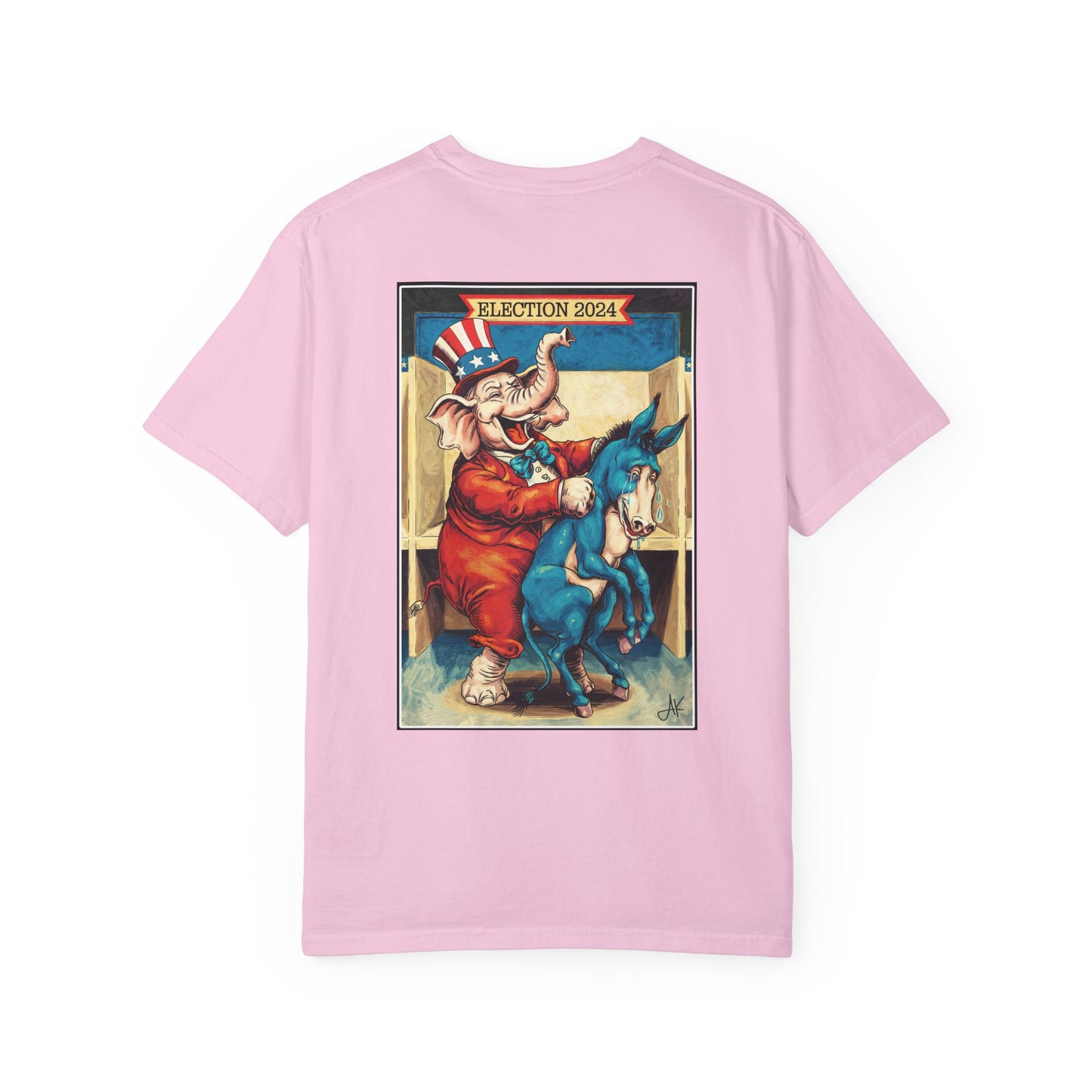 "MAGA Spanked the Donkeys 2024", Unisex T-shirt (Light Colors)