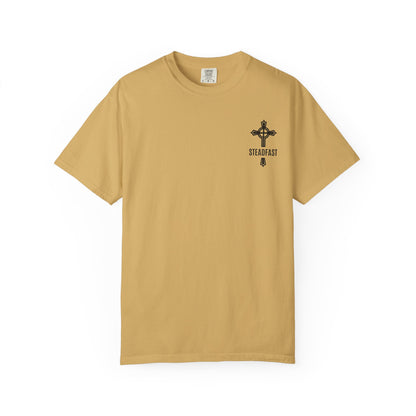 "Steadfast Cross in Black", Unisex T-shirt