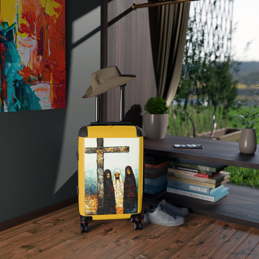 "At-the-Foot of the Cross - John 19:25", Suitcases (Yellow)