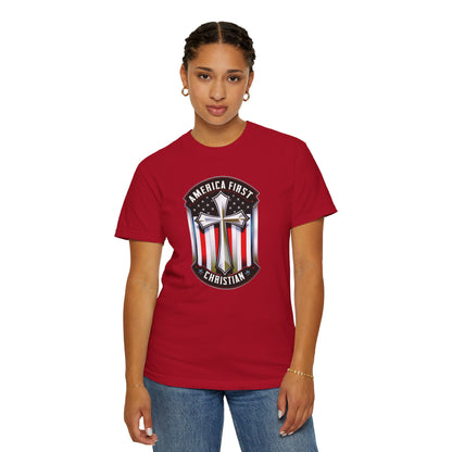 "America First - Christian" #01, Unisex T-shirt