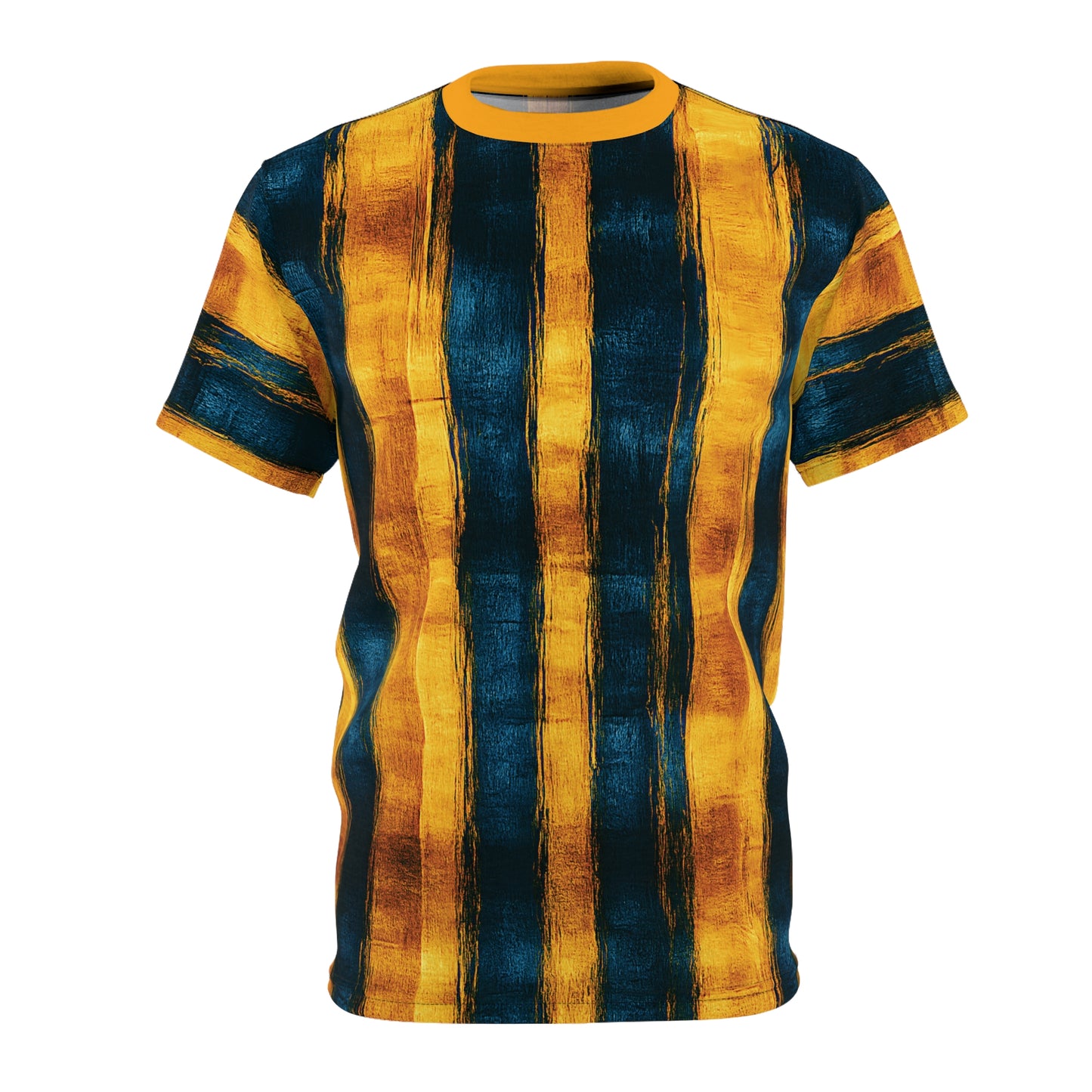 "Paleo Wolf Clan", Unisex Tee (Deep Golden Yellow Collar)