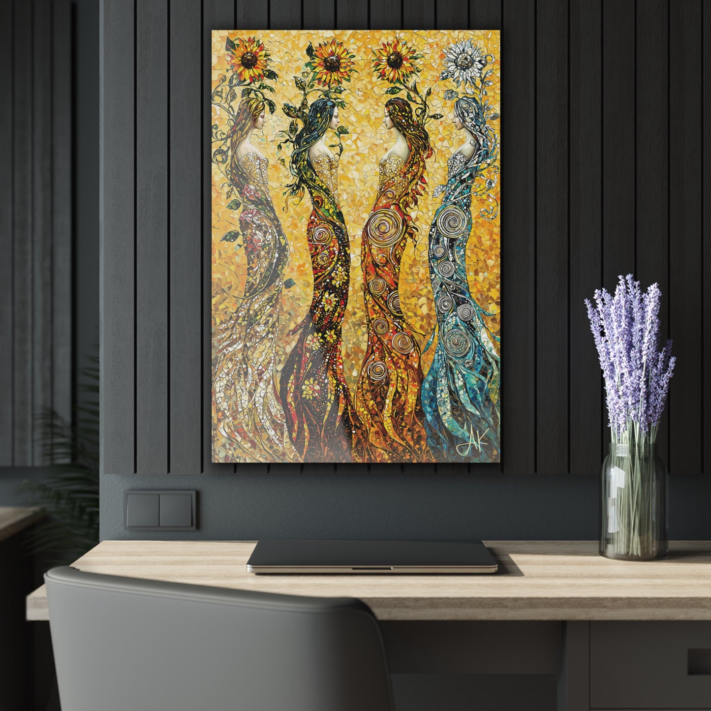 "Divine Femininity" #02, Fine Art Acrylic Wall Prints (French Cleat Hanging)