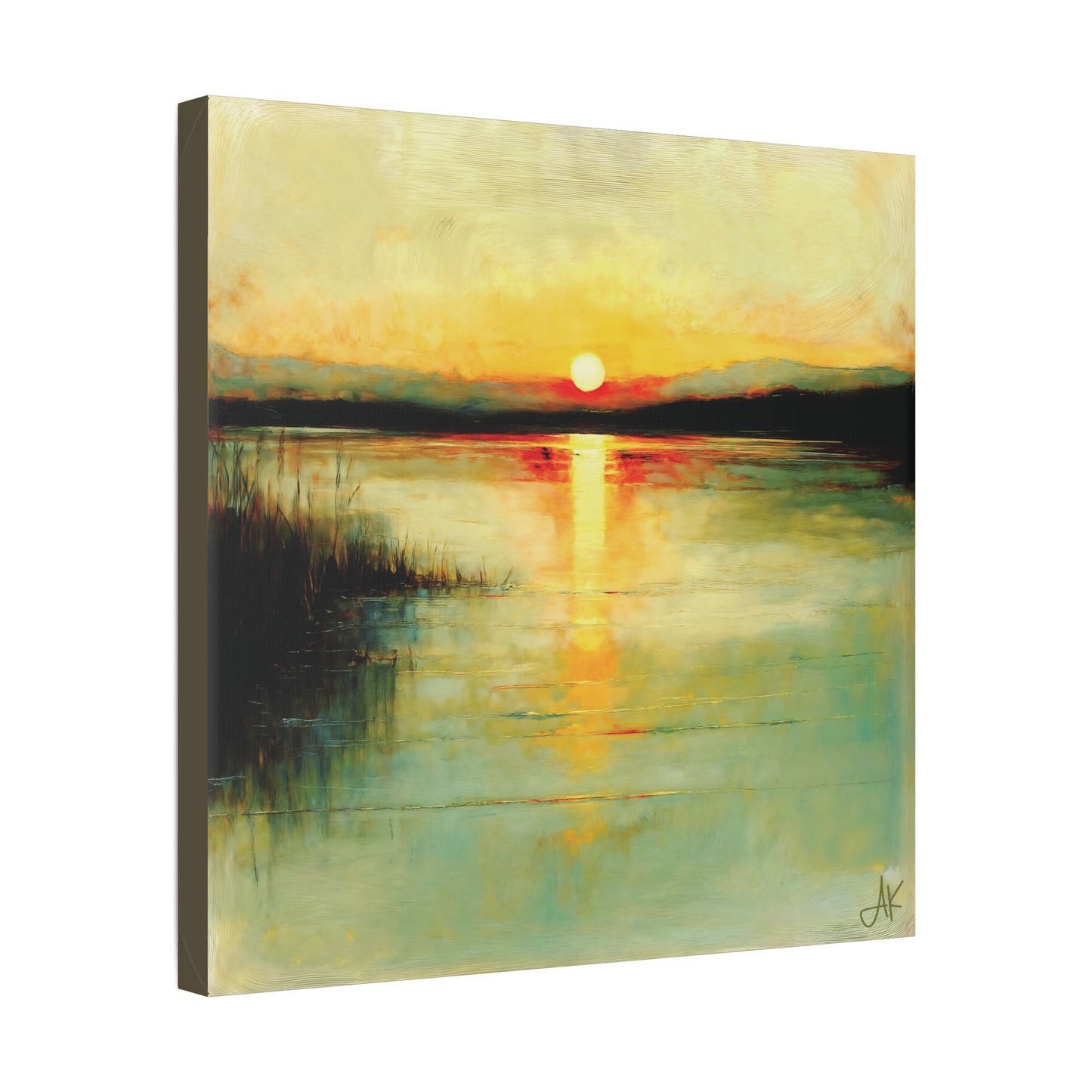 "Today Becomes Yesterday", Stretched Classic Canvas Fine Art Print