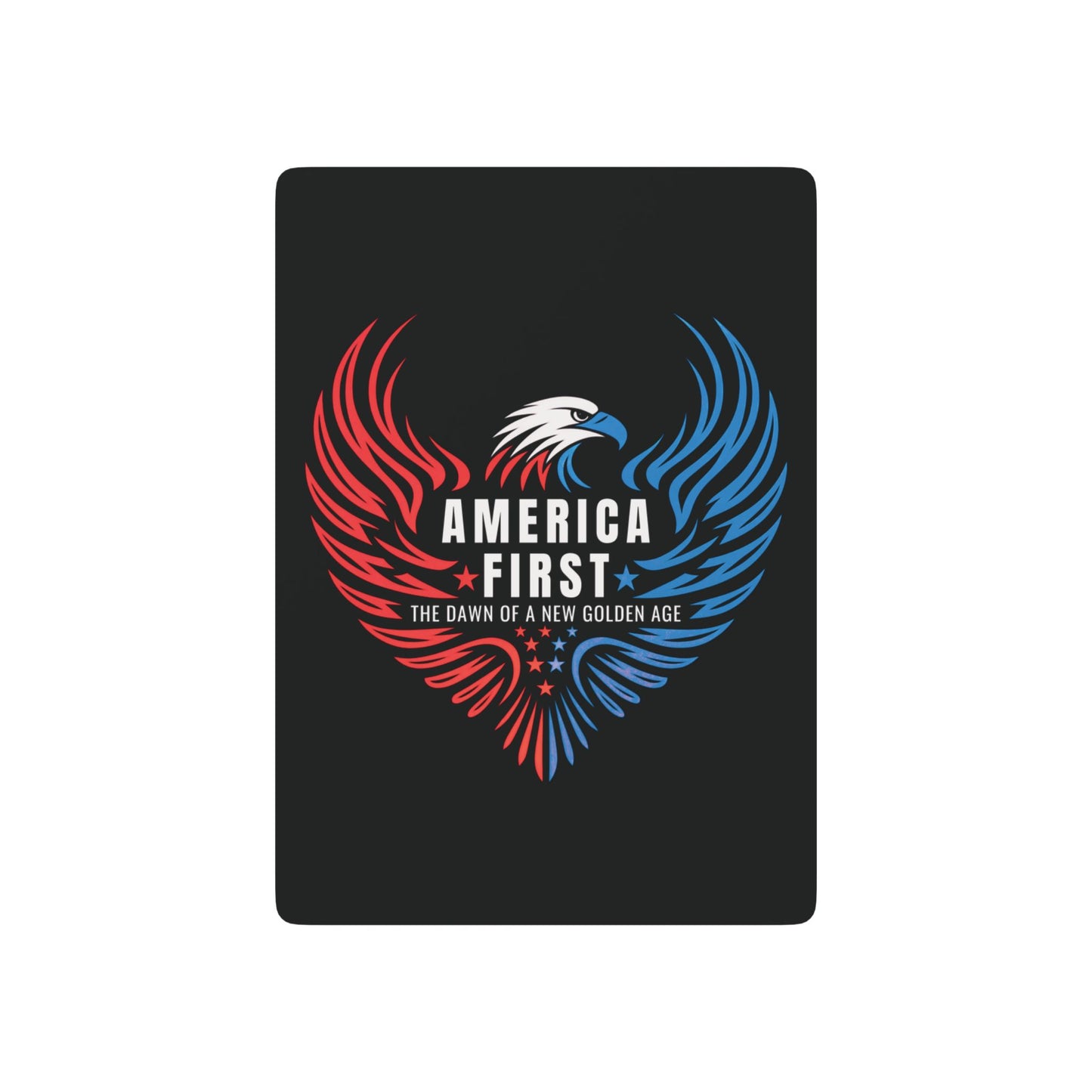 "America First - Golden Age" Political Playing Cards (Void Black)
