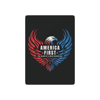 "America First - Golden Age" Political Playing Cards (Void Black)