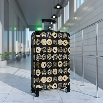 "Punk Polka" Pattern Art Suitcases