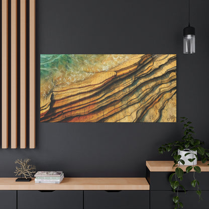 "Tales Spoken by Land & Sea", Fine Art Matte Canvas, Stretched, 1.25"