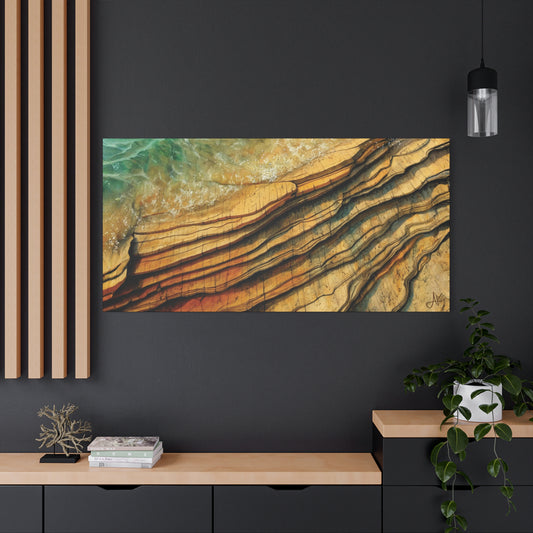 "Tales Spoken by Land & Sea", Fine Art Matte Canvas, Stretched, 1.25"