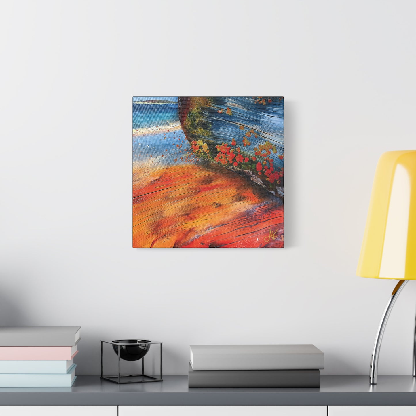 "Landfall Ember – Memories of Ancestral Strakes", Fine Art Matte Canvas, Stretched, 1.25"