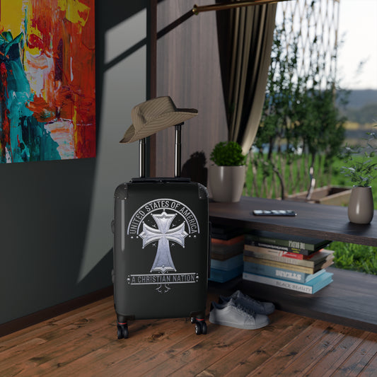 "USA - A Christian Nation" #02 Suitcases (Black)
