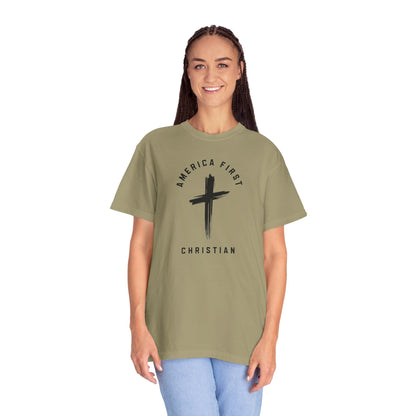"America First Christian" #05, Unisex T-shirt (Light Colors)