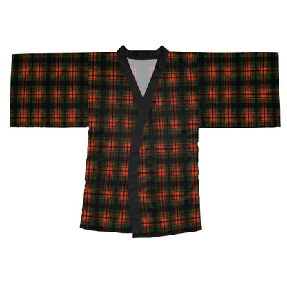 "Kilmor Brieve Tartan", Long Sleeve Kimono Robe