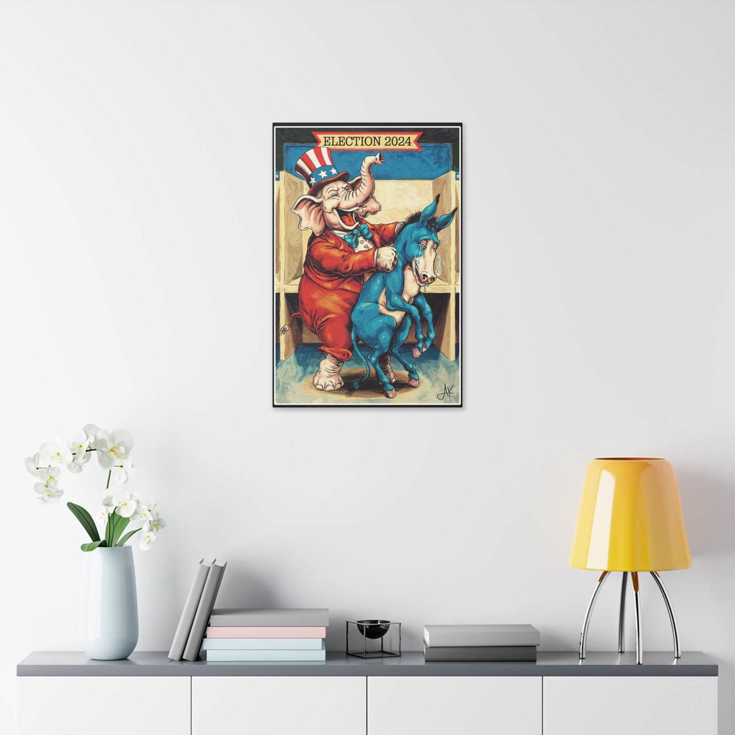 "MAGA Spanked the Donkeys 2024", Stretched Classic Canvas Print