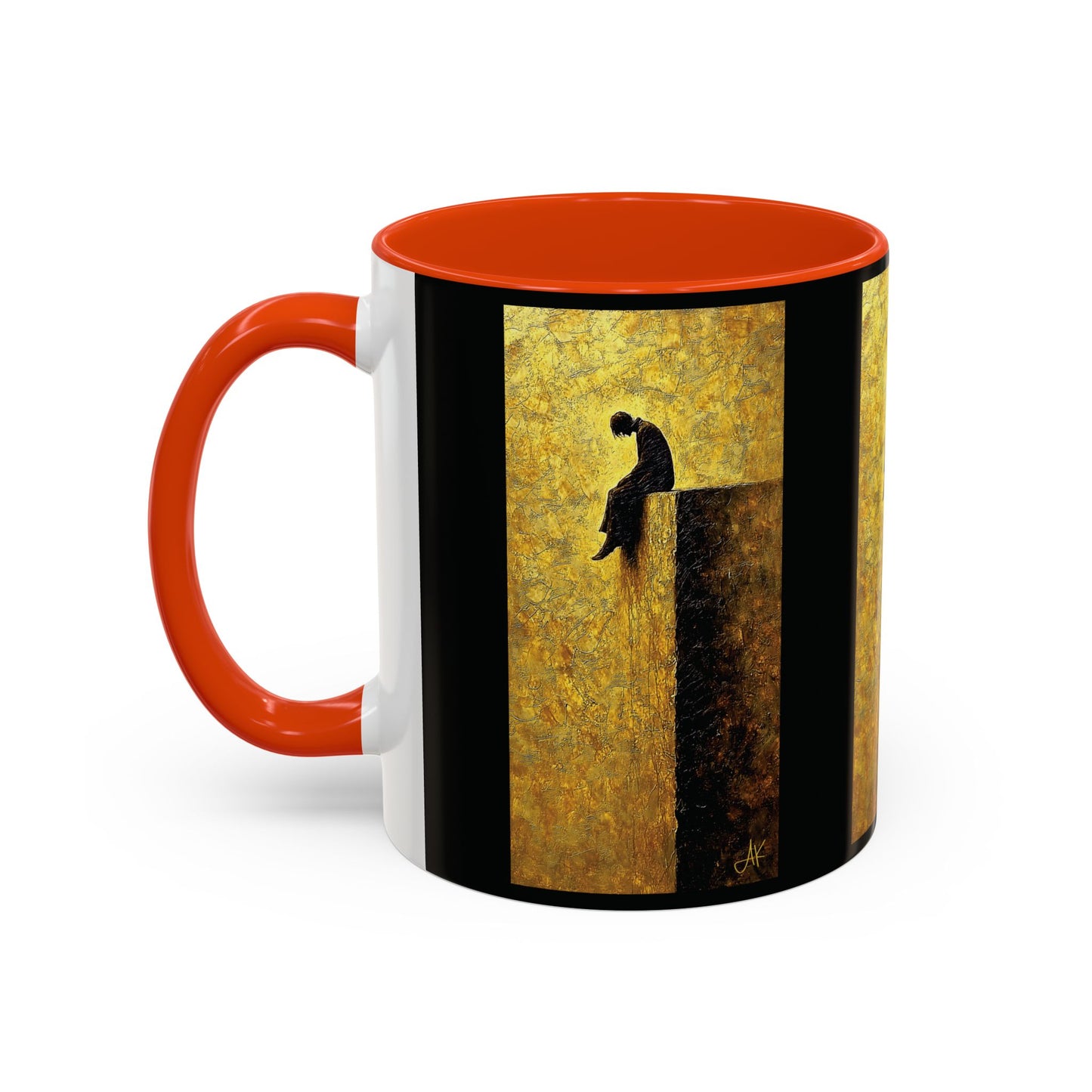 "In Darkest Hour He Is With Me", Colorful Mugs (11oz, 15oz)