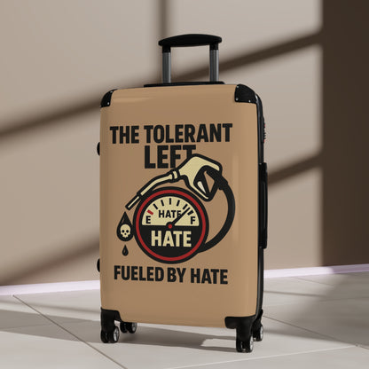 "The Tolerant Left", Suitcase (Camel Brown)