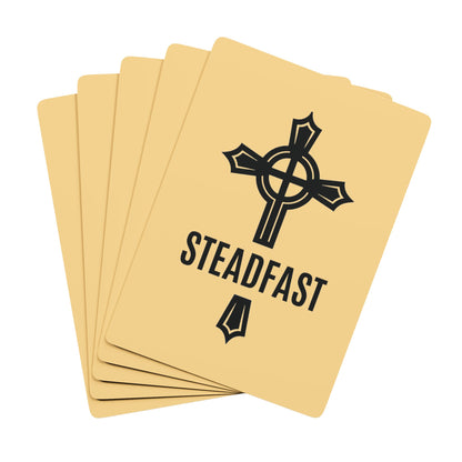 "Steadfast Cross", Christian Playing Cards (Zesty Custard)
