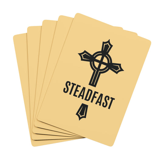 "Steadfast Cross", Christian Playing Cards (Zesty Custard)
