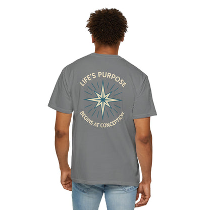 "Life's Purpose Begins at Conception #01", Unisex T-shirt