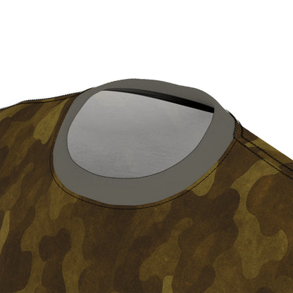 "Swamp Recon Camouflage", Unisex Tee (Mistroot Grey Collar)