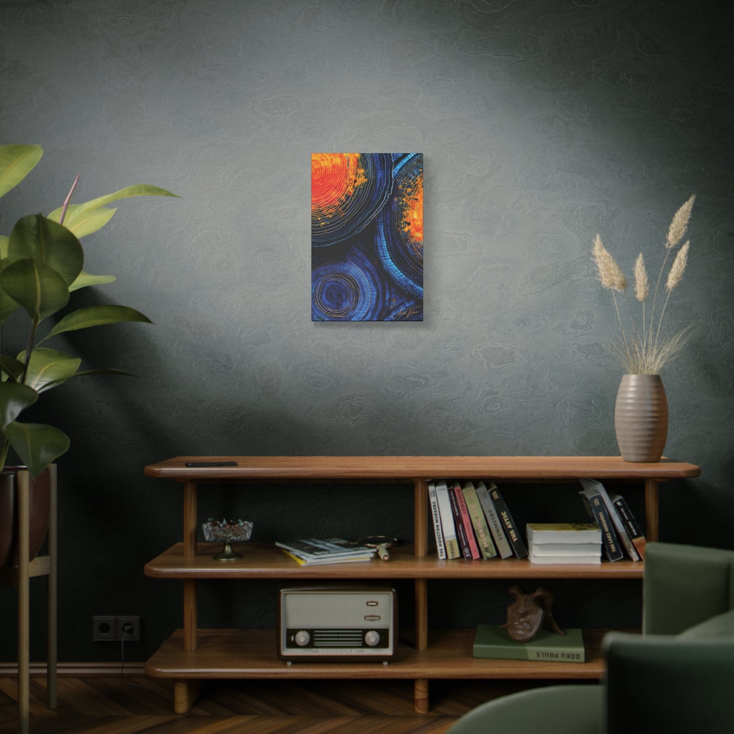 "History's Vibrance", Matte Canvas Fine Art Print