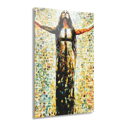 "Walk with God", Fine Art Acrylic Wall Prints (French Cleat Hanging)