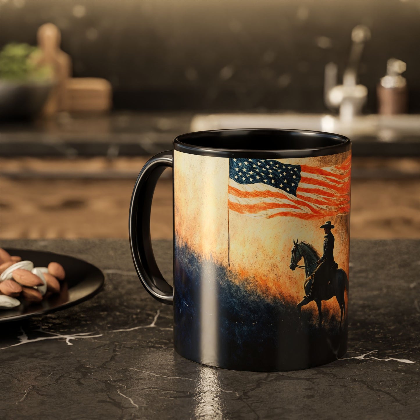 "Liberty under God", Colorful Mugs (11oz, 15oz)