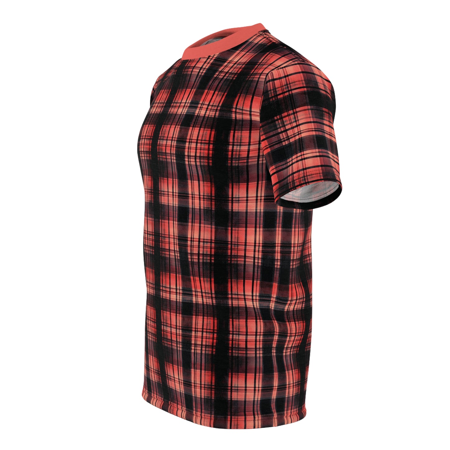 "Kin of Flame", Unisex Tee (Faded Red Collar)