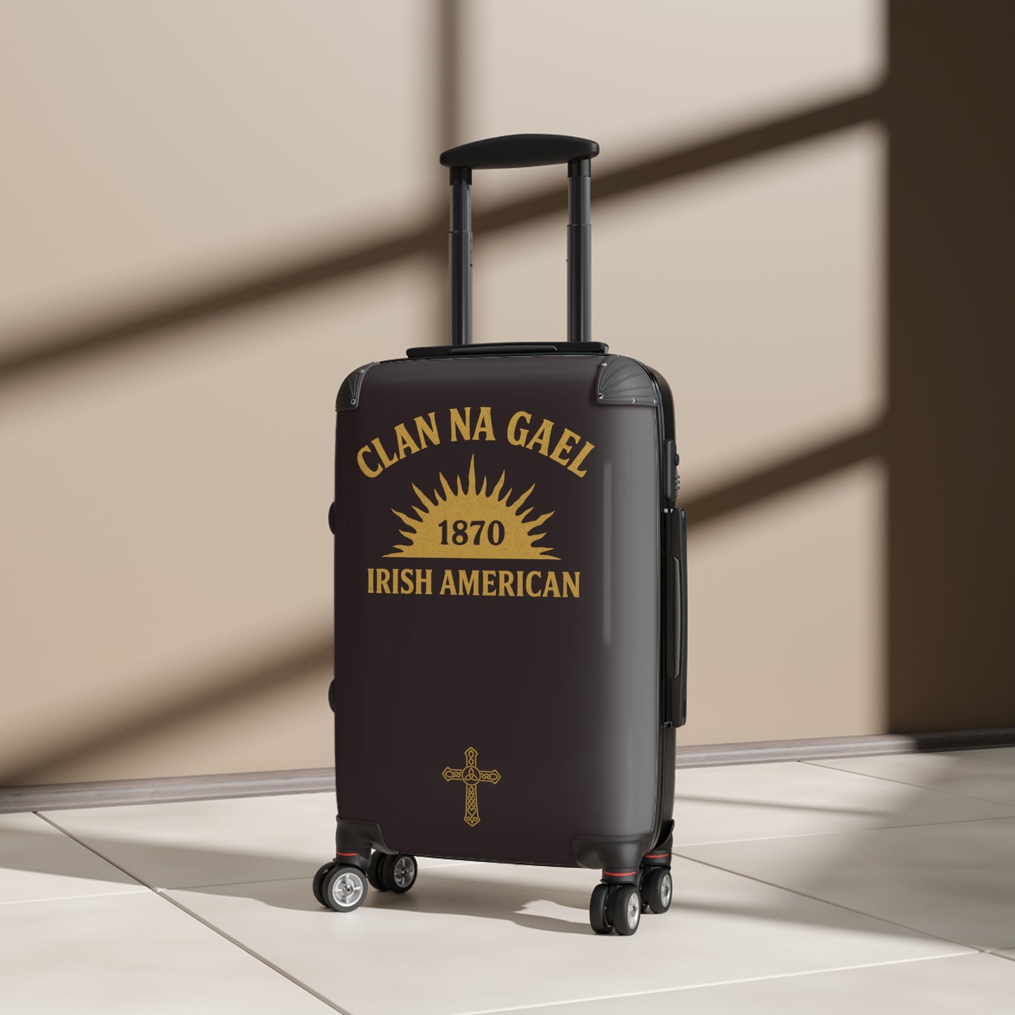 "Clan na Gael - Irish American", Suitcase (Seal Brown)