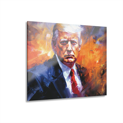"Trump Portrait" #09, Acrylic Wall Prints (French Cleat Hanging)