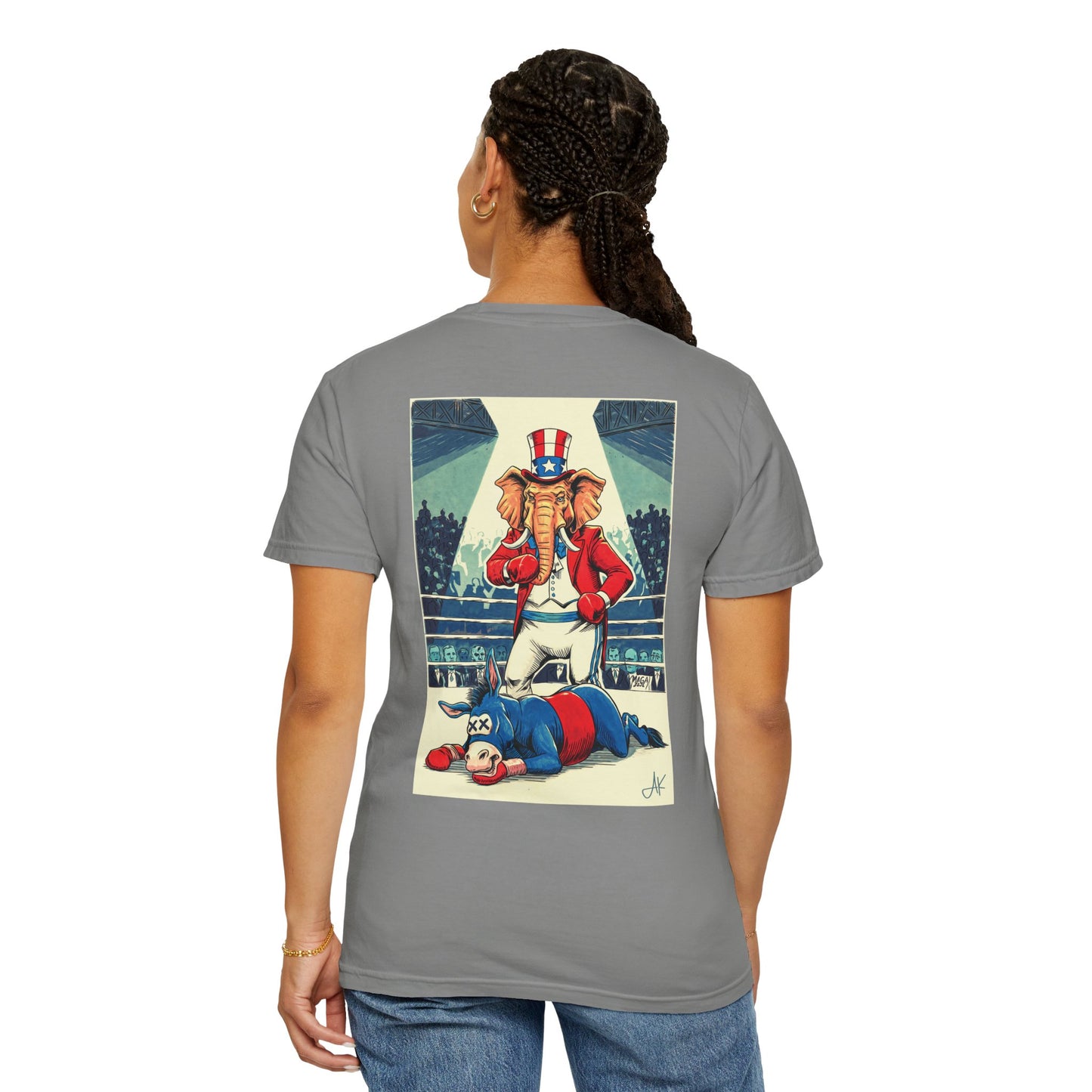 "Brutal Woke Knockout 2024", Unisex T-shirt (Light Colors)