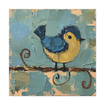 "Little Birdie", Fine Art Matte Canvas, Stretched, 1.25"