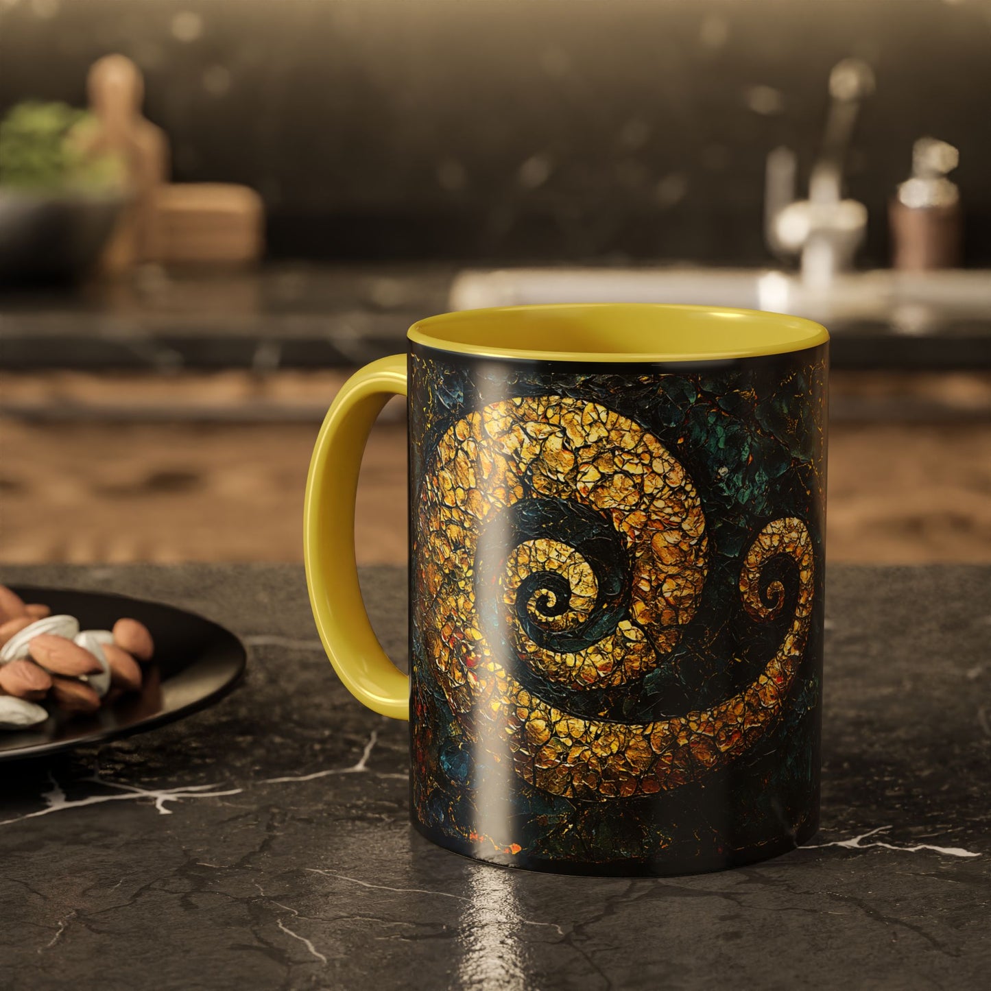 "From Stone to Savior's Light", Colorful Mugs (11oz, 15oz)