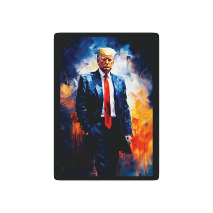 "Trump Portrait No. 22", Trump Playing Cards (Void Black)