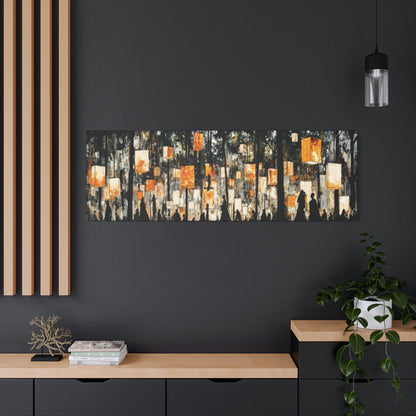 "Lantern Festival", Fine Art Matte Canvas, Stretched, 1.25"