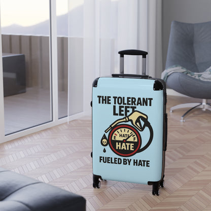 "The Tolerant Left", Suitcase (Pale Sky)