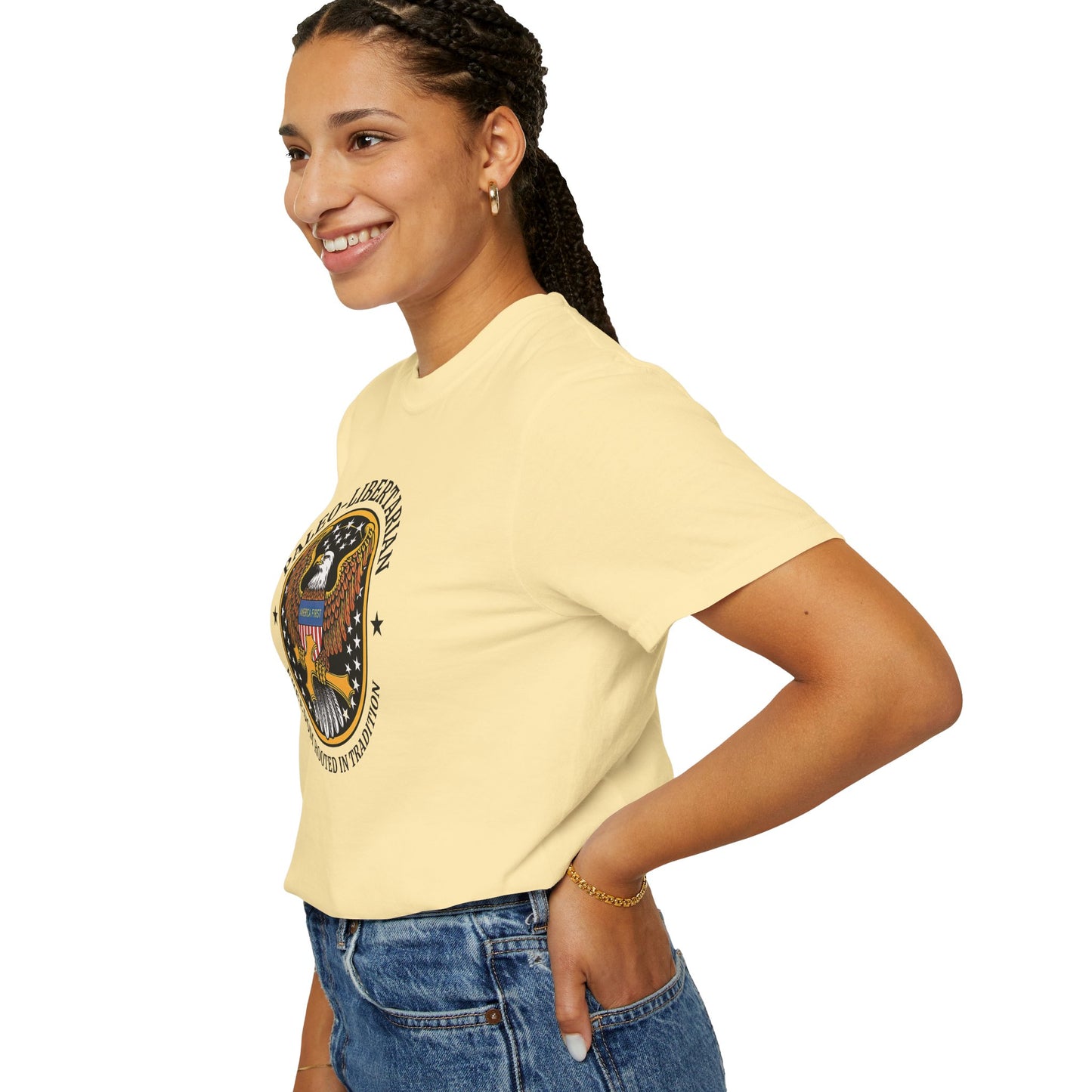 "Paleo-Libertarian" #01, Unisex T-shirt (Light Colors)