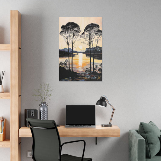 "Gentle Sound", Stretched Classic Canvas Fine Art Print