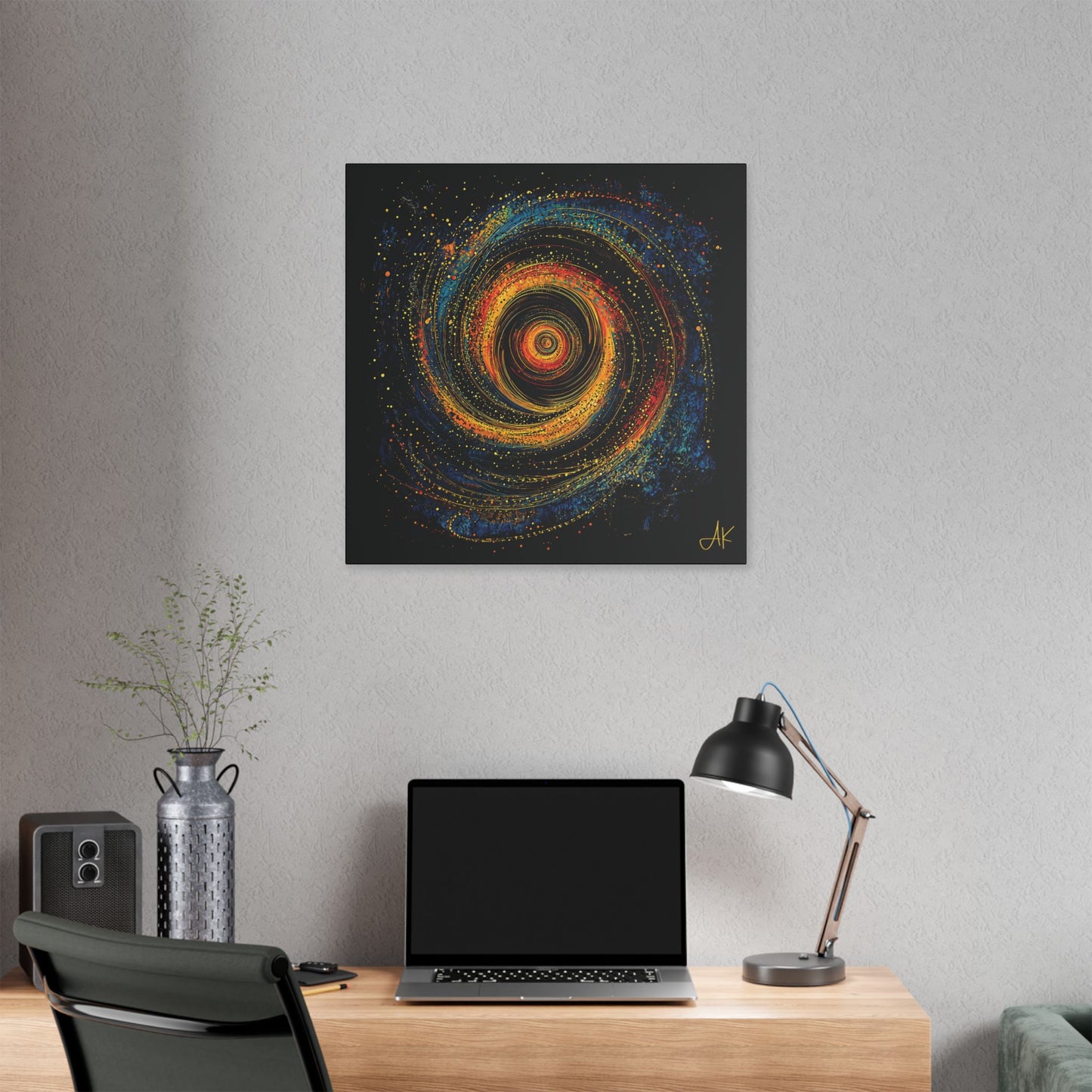 "Galactic Spiral", Stretched Classic Canvas Fine Art Print