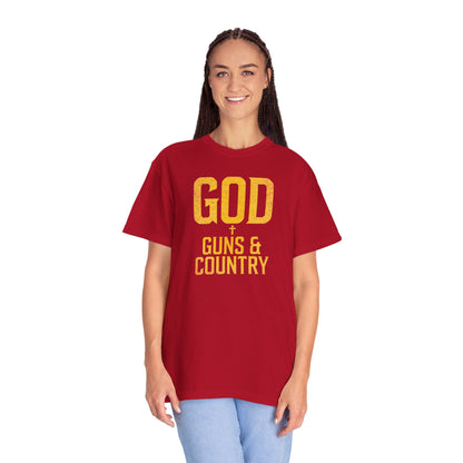 "God Guns & Country" #02, Unisex T-shirt