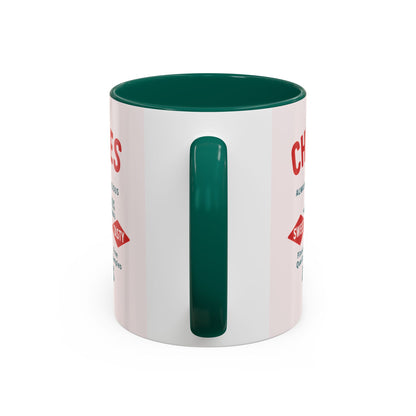 "Delicious Cherries", Colorful Mugs (11oz, 15oz) (Sea Salt Sherbet)