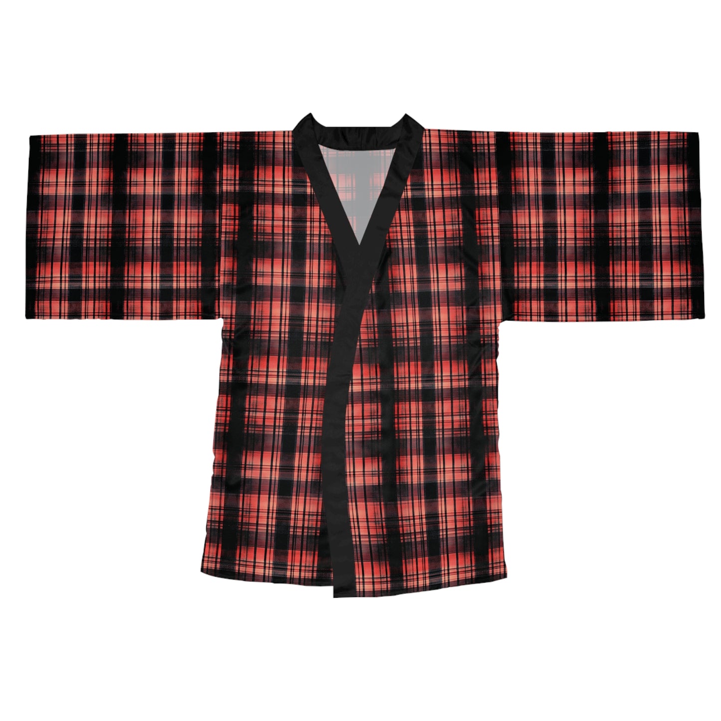 "Kin of Flame", Long Sleeve Kimono Robe