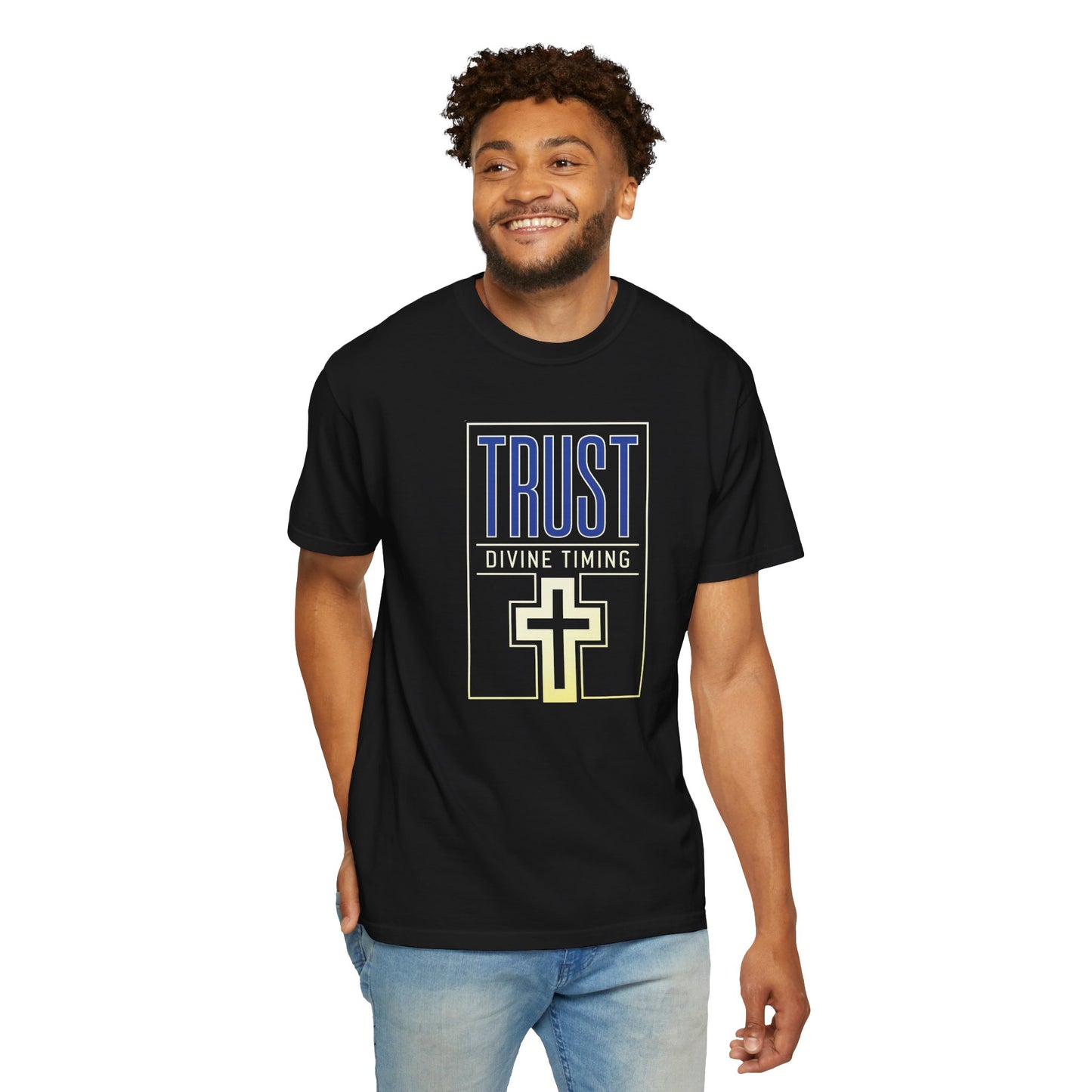 "Trust Divine Timing" #01, Unisex T-shirt